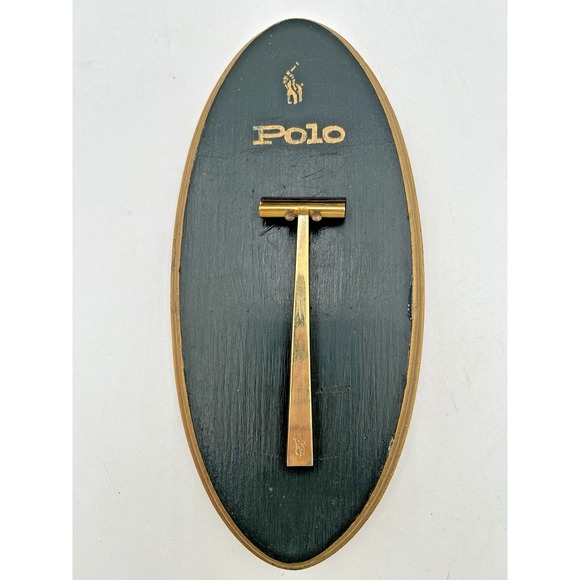 Ralph Lauren Other - Vintage Polo Ralph Lauren Gold Tone Razor With Handmade Wall Plaque Retro Shave